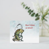 シンカー – カスタマイズ可能 ポストカード (スタンド正面)