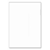 シンカー・ロダン・パリ彫刻 テーブルナンバー (裏面)