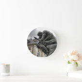 シンカー・ロダン・パリ彫刻 ラウンド壁時計 (ホーム)