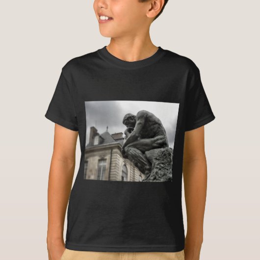 シンカー・ロダン・パリ彫刻 Tシャツ (正面)