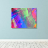 シンガサイケデリックー キャンバスプリント (インサイチュ (ウッドフロア))