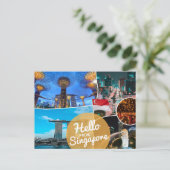 シンガポールからこんにちは ポストカード (スタンド正面)