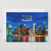 シンガポールからのクリスマスプレゼント カード (正面)