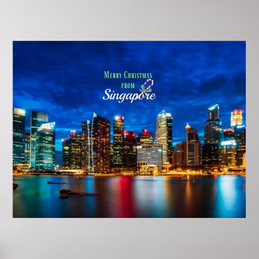 シンガポールからのメリークリスマス ポスター (正面)