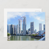 シンガポールからのメリークリスマス ポストカード (正面/裏面)