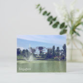 シンガポールからの挨拶 ポストカード (スタンド正面)