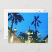 シンガポールからの挨拶 ポストカード (正面/裏面)