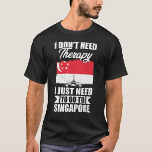 シンガポールに行く Tシャツ