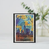 シンガポールのはがき ポストカード (スタンド正面)