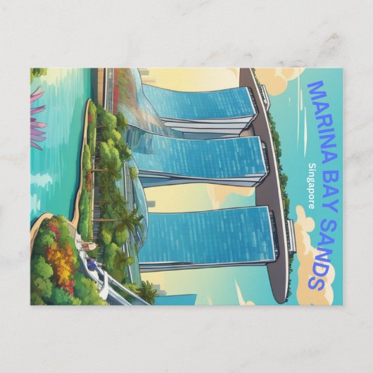 シンガポールのはがき ポストカード (正面)