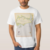 シンガポールのイラスト地図 Tシャツ (正面)