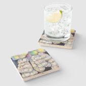 シンガポールのウェット疑問に思・マーケッツについて ストーンコースター (横)