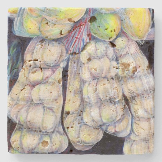 シンガポールのウェット疑問に思・マーケッツについて ストーンコースター (正面)