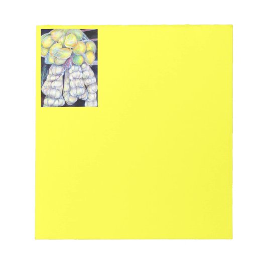 シンガポールのウェット疑問に思・マーケッツについて ノートパッド (正面)