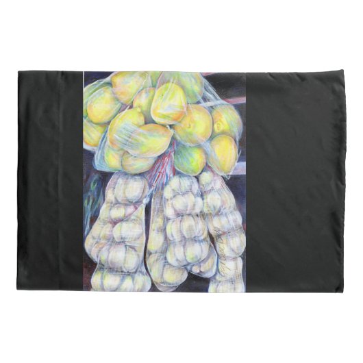 シンガポールのウェット疑問に思・マーケッツについて 枕カバー (裏面)