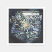 シンガポールのゴールを移動 スタンダードカクテルナプキン (正面)