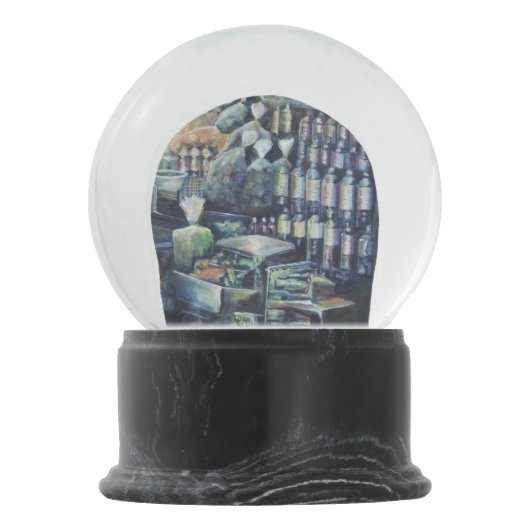 シンガポールのゴールを移動 スノーグローブ (裏面)