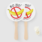 シンガポールのシンガポール – ボー・ジオ – いいえ招待状、いいえバナナ ハンドファン (正面&裏面)