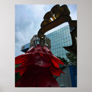 シンガポールのチャイナタウンの祭りランタン ポスター