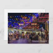 シンガポールのチャイナタウン・ビジターセンター ポストカード (正面/裏面)