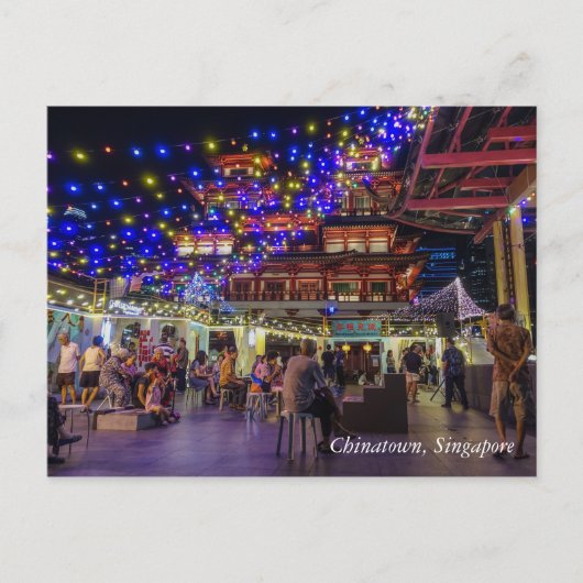 シンガポールのチャイナタウン・ビジターセンター ポストカード (正面)
