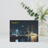 シンガポールのナイトライト ポストカード (スタンド正面)