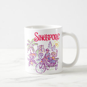 シンガポールのマグ コーヒーマグカップ