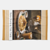 シンガポールのロティプラタとタリクキッチンタオル キッチンタオル (横)