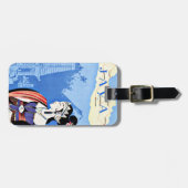 シンガポールのヴィンテージからの訪問ジャワインドネシア ラゲッジタグ (正面横)