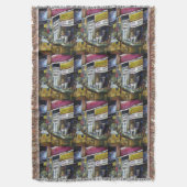 シンガポールの光の部隊にエミショナルに荷電 スローブランケット (正面縦)