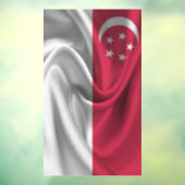 シンガポールの国旗 ウィンドウサイン (シート3)