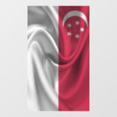 シンガポールの国旗 ウィンドウサイン (シート)