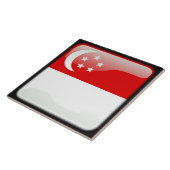 シンガポールの国旗 タイル (側面)