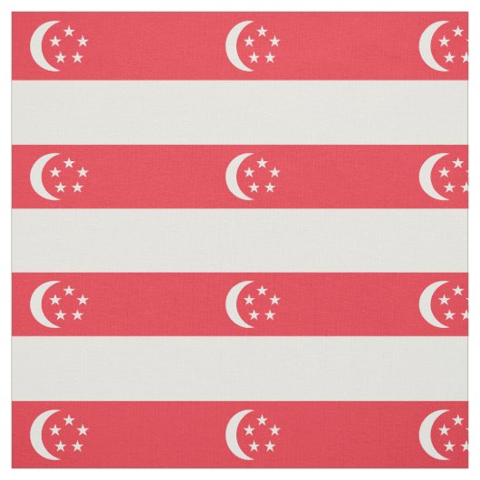 シンガポールの国旗 ファブリック (見本)