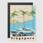 シンガポールの地図 (正面/裏面)