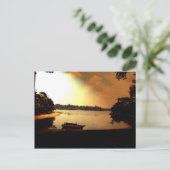 シンガポールの夕日 ポストカード (スタンド正面)