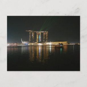 シンガポールの夜景 ポストカード