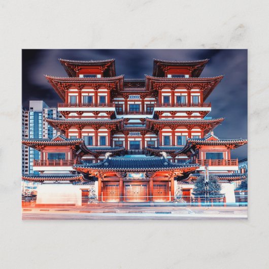 シンガポールの夜 ポストカード (正面)