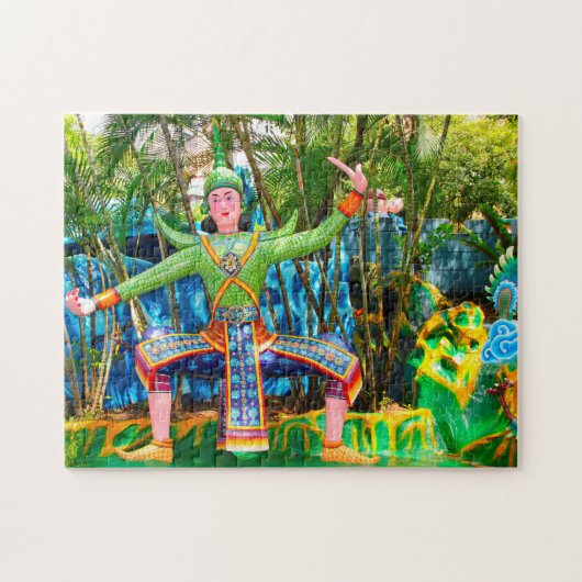 シンガポールの彫像アート作品 ジグソーパズル (横)