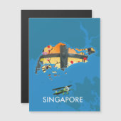 シンガポールの旅行地図 (正面/裏面)