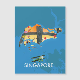 シンガポールの旅行地図
