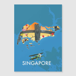 シンガポールの旅行地図