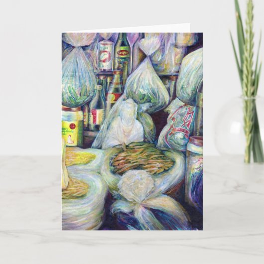 シンガポールの日干し味のグリーティングカード カード (正面)