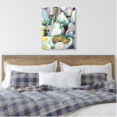 シンガポールの日干し味 キャンバスプリント (インサイチュ (寝室))