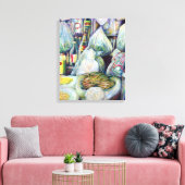 シンガポールの日干し味 キャンバスプリント (インサイチュ (リビング))