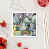 シンガポールの日干し味 スタンダードカクテルナプキン (インサイチュ)