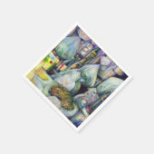 シンガポールの日干し味 スタンダードカクテルナプキン (角)