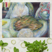 シンガポールの日干し風味 キッチンタオル (折り畳み)