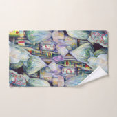 シンガポールの日干し風味 バスタオルセット (ハンドタオル)