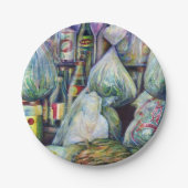 シンガポールの日干し風味 ペーパープレート (正面)